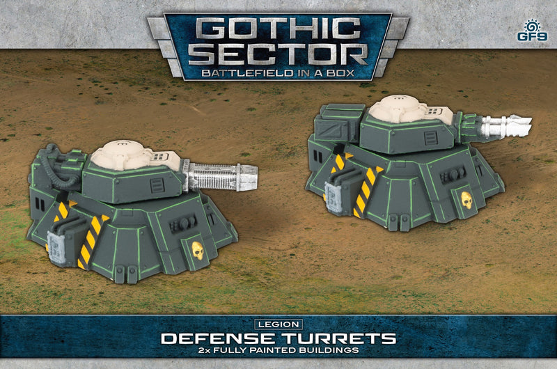 Battlefield in a Box Gothic Sector Legion Defense Turrets