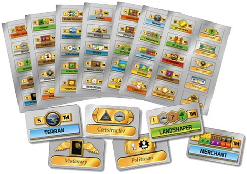 BG Terraforming Mars: Milestones And Awards