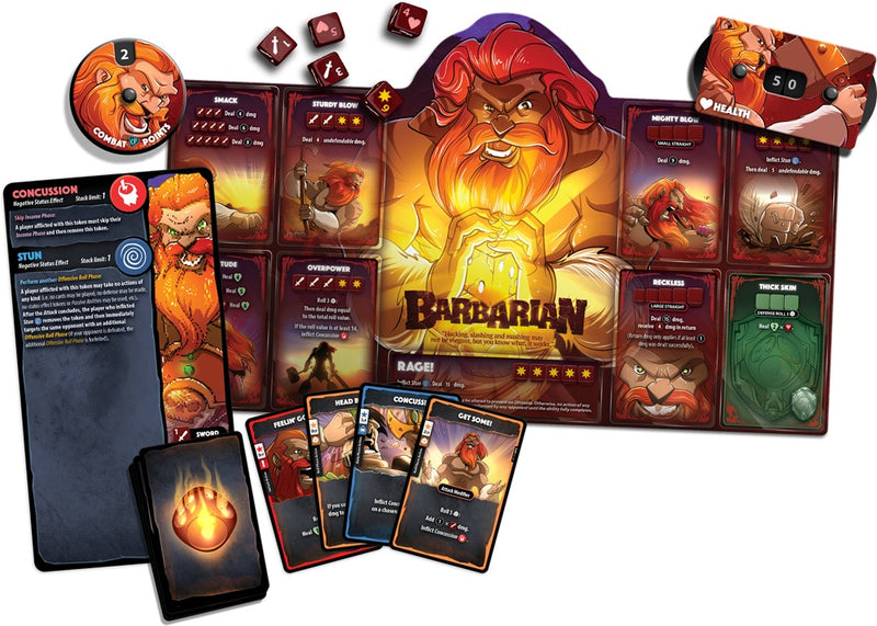 BG Dice Throne Hero Pack Barbarian