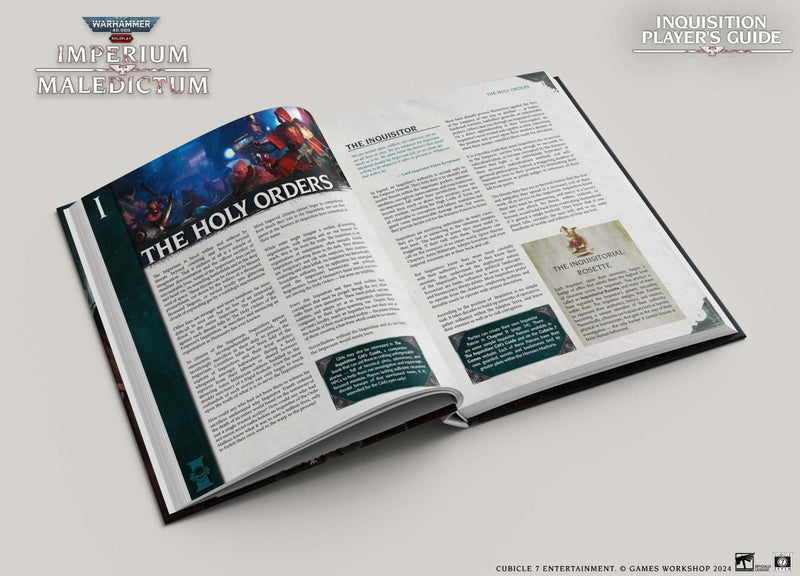 RPG Warhammer 40K Imperium Maledictum Inquisition Core Rulebook Collector's Edition