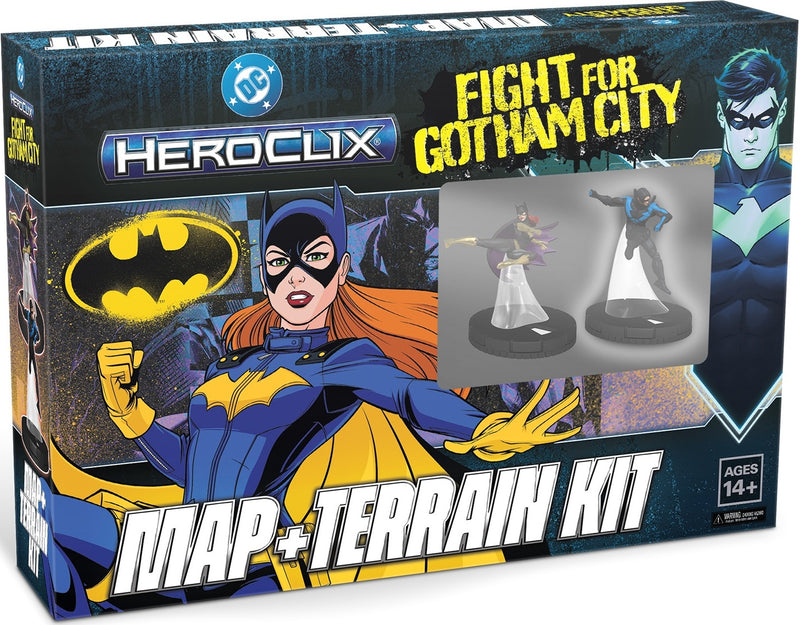 Wizkids DC HeroClix Fight For Gotham City Map And Terrain Kit