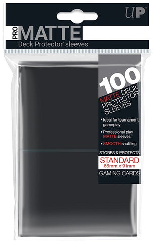 Ultra PRO Sleeves: Deck Protector Pro-Matte Black