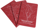Dungeon Notes DM Journals 3 Pack Red