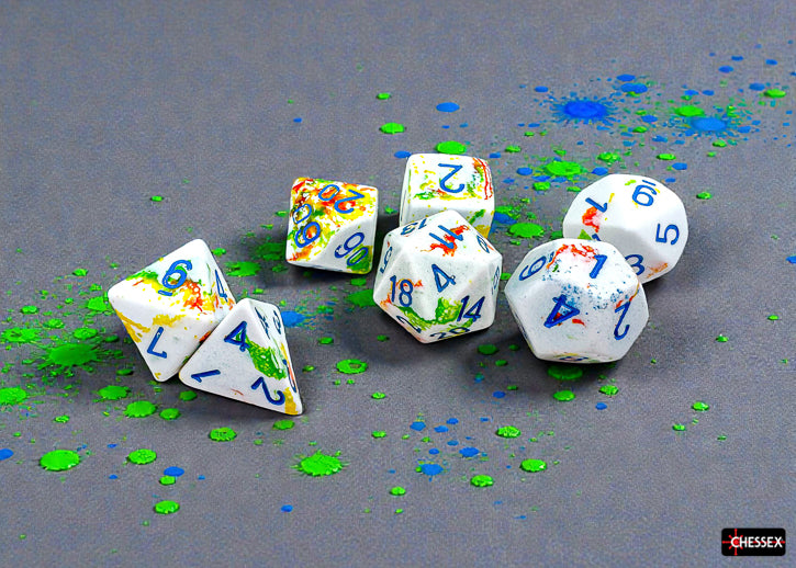 Chessex Poly Brush Breezy/Blue