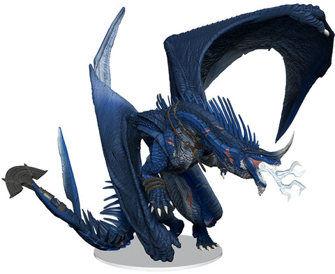D&D Minis Icons of the Realms Anthradusk, Ancient Blue Dragon