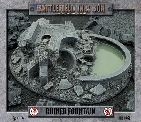 Battlefield in a Box Gothic Ruined Fountain