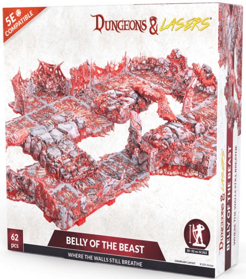 Dungeons & Lasers Pre-Painted Belly of the Beast Terrain