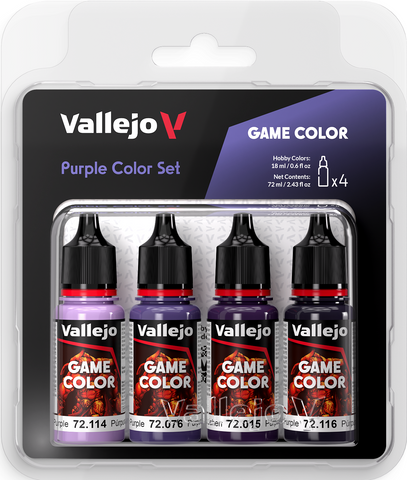 Vallejo Paint Set Game Color Purple