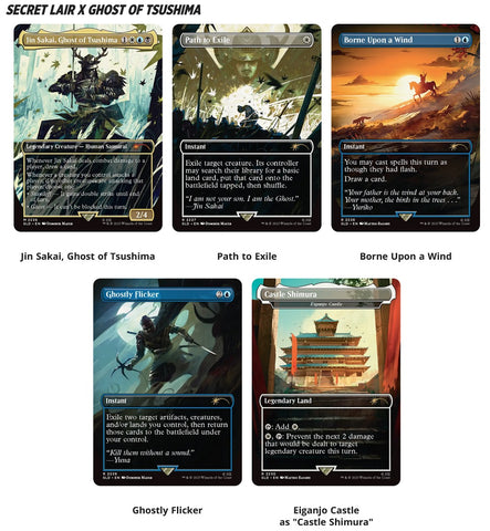 MTG Secret Lair Playstation Super Drop - Ghosts Of Tsushima: Shadow Samurai Regular