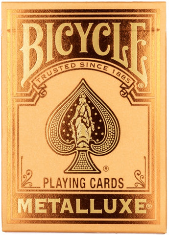 Playing Cards Bicycle Metalluxe Orange