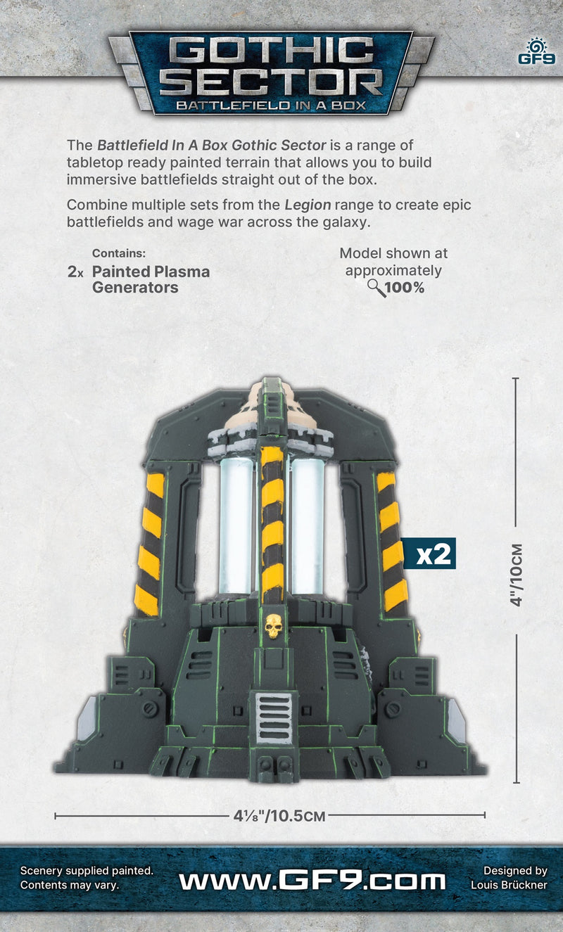 Battlefield in a Box Gothic Sector Legion Plasma Generators