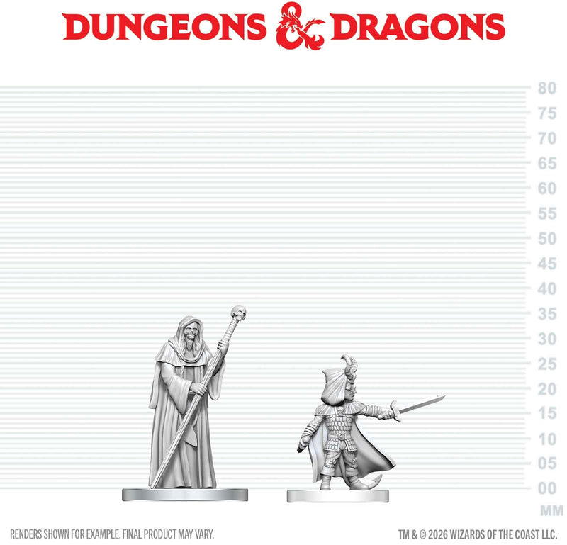 Wizkids Minis D&D 90890 Cultist Of Bhaal & Cultist Of Myrkul