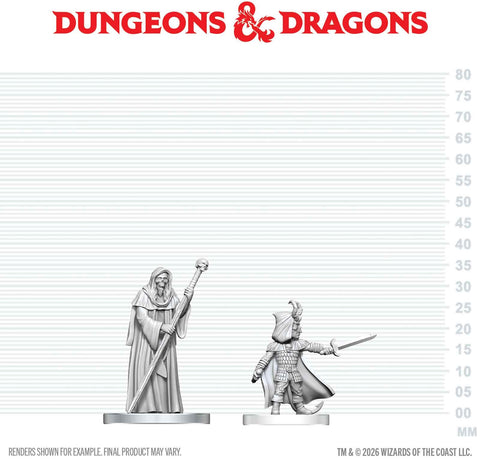 Wizkids Minis D&D 90890 Cultist Of Bhaal & Cultist Of Myrkul