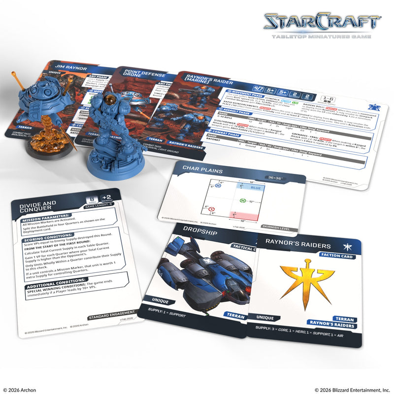 Starcraft Terran Jim Raynor and Point Defense Drone