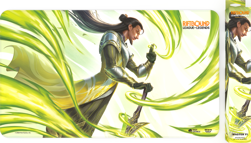 Riftbound TCG Unleashed Playmat Master Yi , Wuju Master