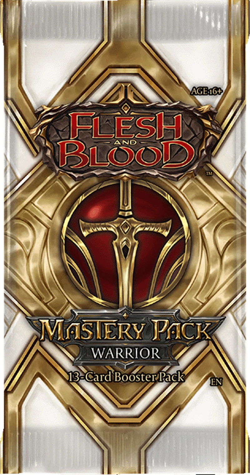 FaB Flesh and Blood Mastery Pack Warrior Booster