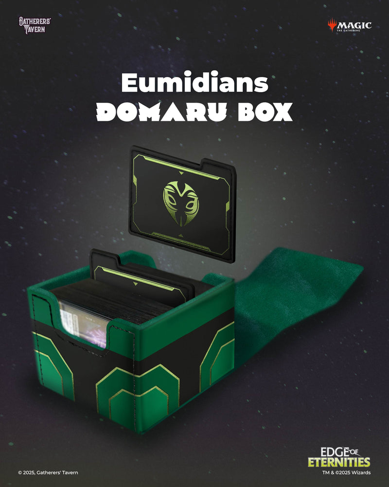 Gatherer's Tavern Deck Box: MTG Edge of Eternities Foil Domaru Box Eumidians