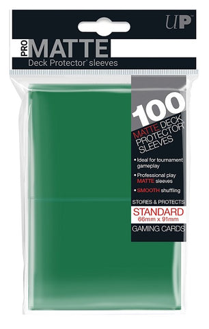 Ultra PRO Sleeves: Deck Protector Pro-Matte Green