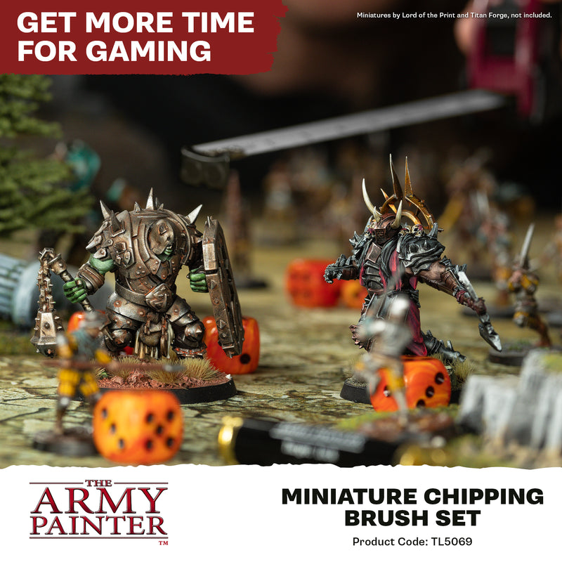 Army Painter Miniature Chipping Brush Set TL5069