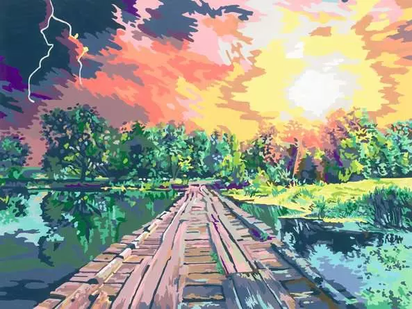 CreART Canvas Art - Magical Light