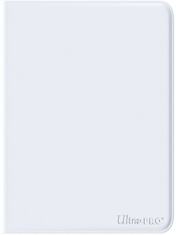 Ultra Pro 9-Pocket Zip Binder Vivid White