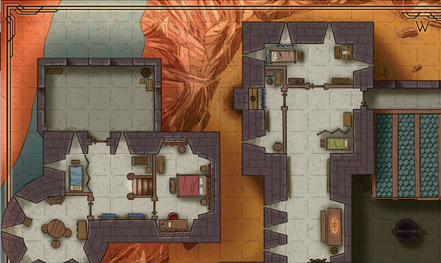 RPG Beadle & Grimm's D&D 5.5e Dungeon Master's Guide Premium Map Collection