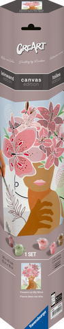 CreART Canvas Art Paint Kit - Flowers on my Mind