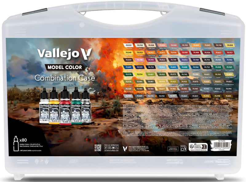 Vallejo Model Color Combination Case 80ct