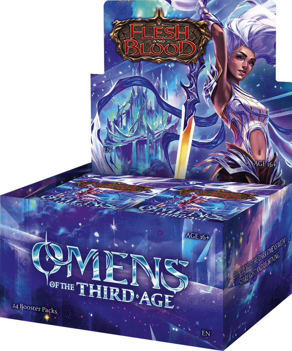 FaB Flesh and Blood Omens Of The Third Age Booster Box FaB Flesh and Blood Omens Of The Third Age Booster Box