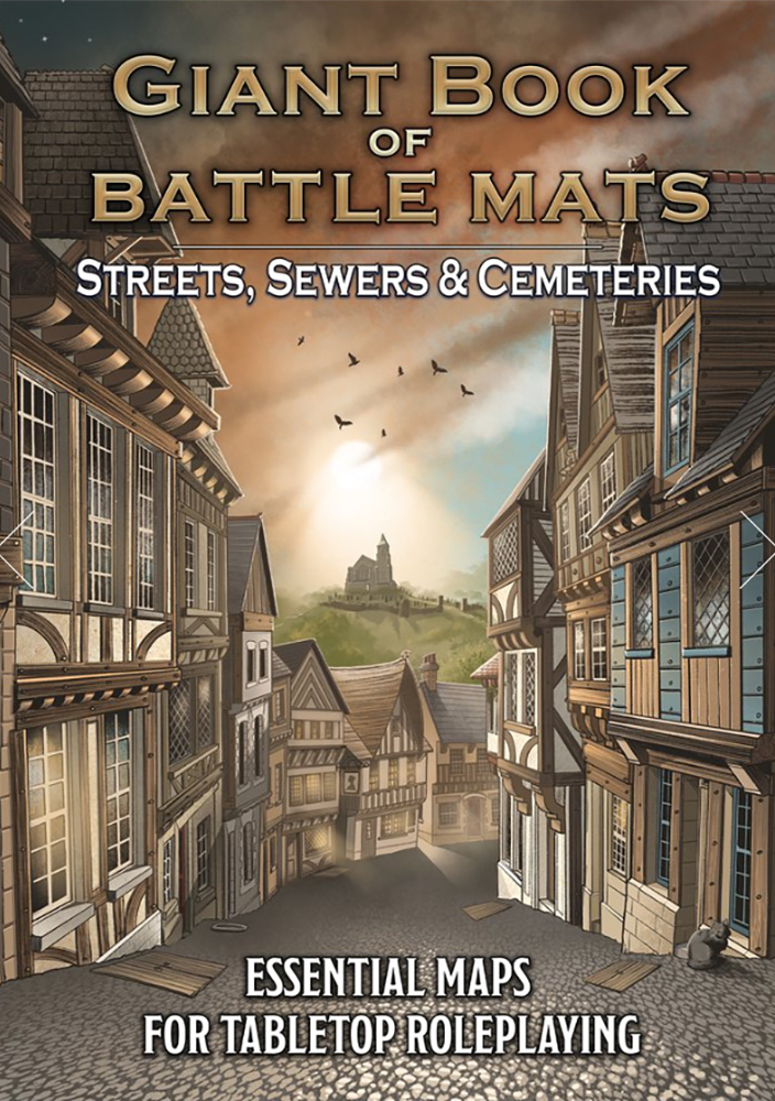 RPG Loke Giant Book Of Battle Maps - Streets Sewers & Cemeteries