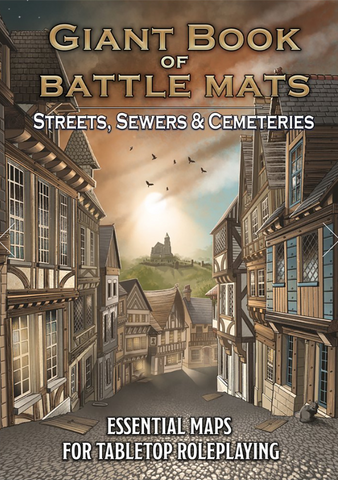 RPG Loke Giant Book Of Battle Maps - Streets Sewers & Cemeteries