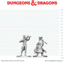 Wizkids Minis D&D 90885 Tiefling Bard & Dwarf Cleric