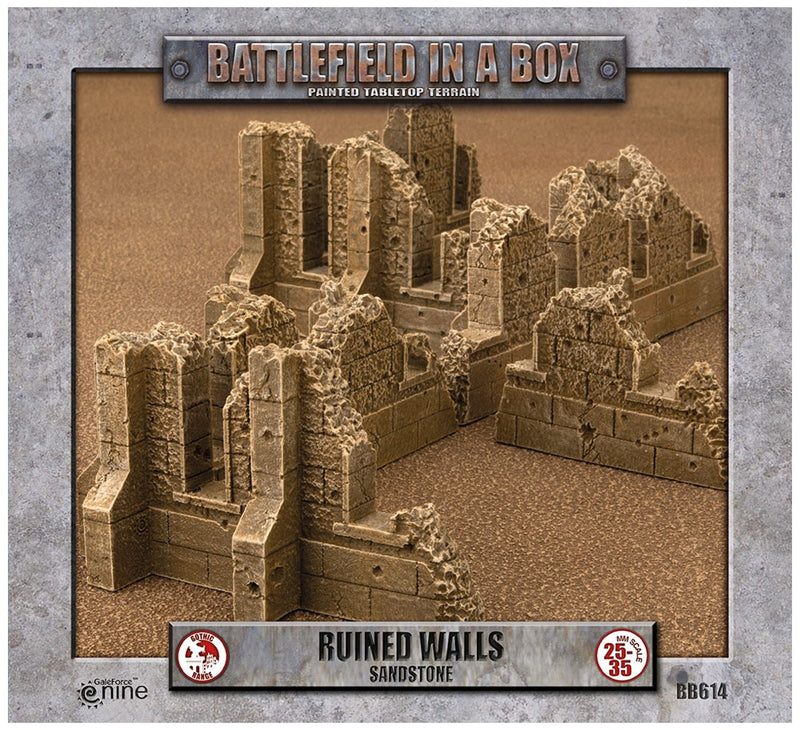 Battlefield in a Box: Ruined Walls Sandstone