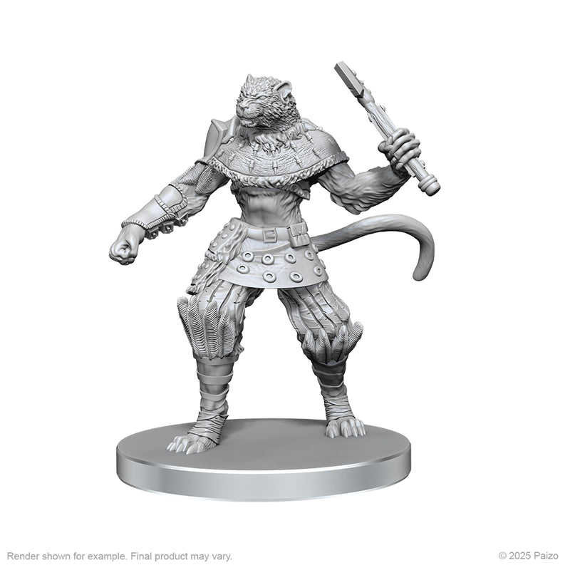 Wizkids Minis Pathfinder 97582 Elf Hunter & Catfolk Bandit