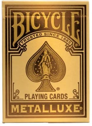 Playing Cards Bicycle Metalluxe Holiday Gold