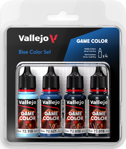 Vallejo Paint Set Game Color Blue