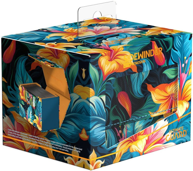 Ultimate Guard Deck Box Sidewinder 100+ Floral Tulum Blue
