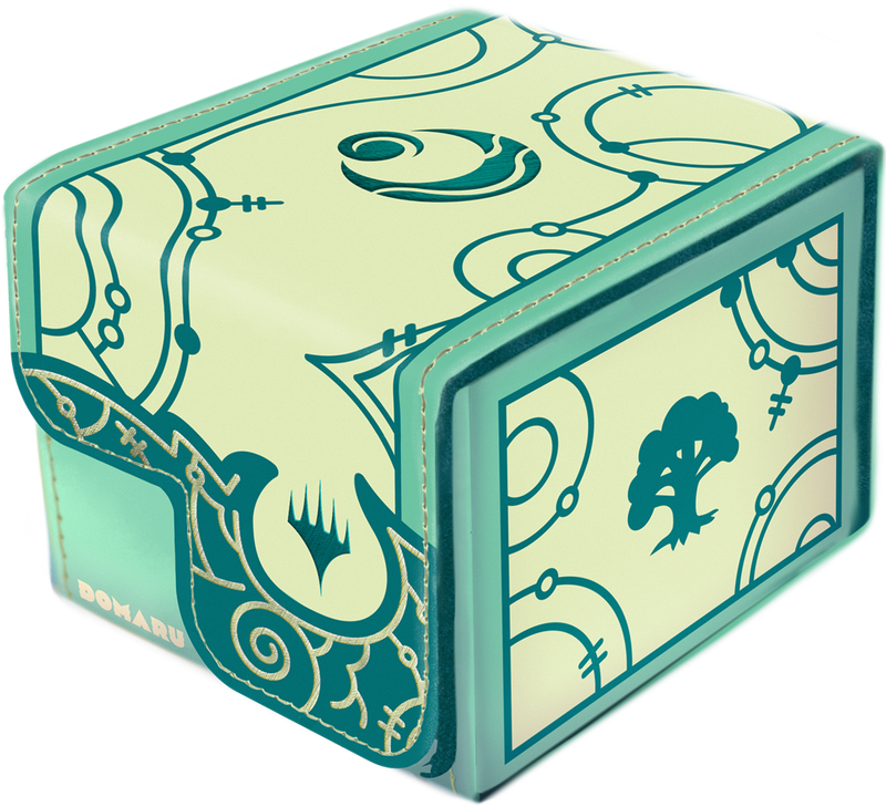 Gatherer's Tavern Deck Box: MTG Lorwyn Eclipsed Domaru Box Bloomseeker Green