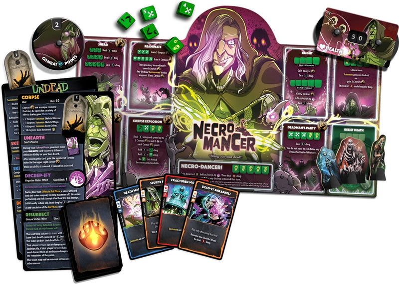 BG Dice Throne Hero Pack Necromancer