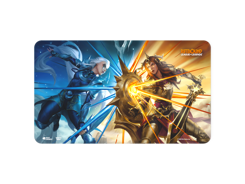*Pre-Order* Riftbound TCG Vendetta Playmat Diana and Leona *Releases Friday, July 31st, 2026*