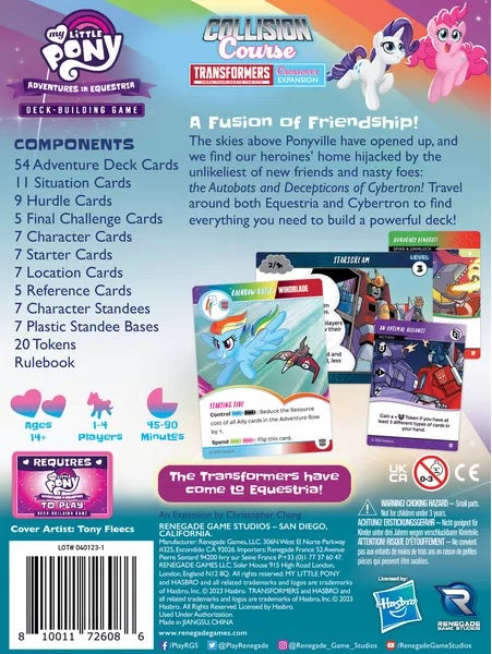 BG My Little Pony: Adventures in Equestria Collision Course Expansion