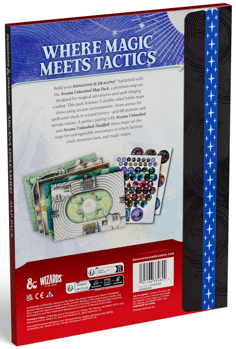 Dungeons and Dragons 5.5e Arcana Unleashed Map Pack