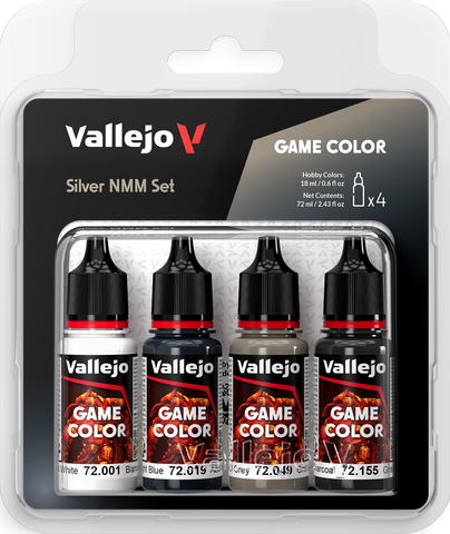 Vallejo Paint Set Game Color Silver Non Metalic Metal