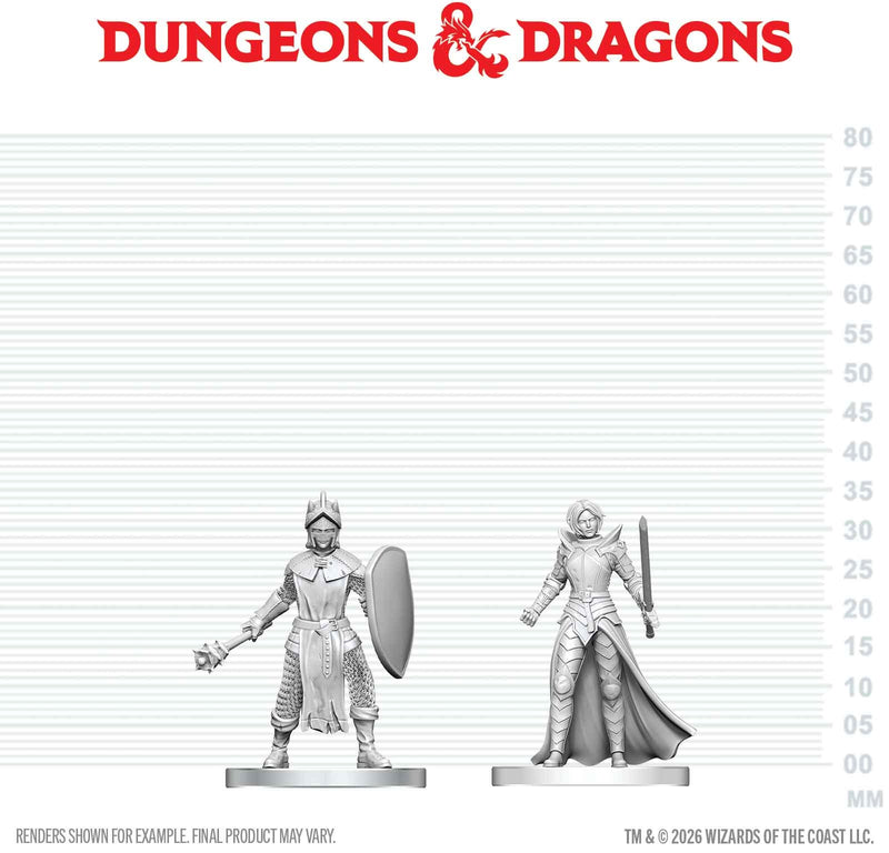 Wizkids Minis D&D 90892 Black Gauntlet & Zhentilar Paladin Of Bane