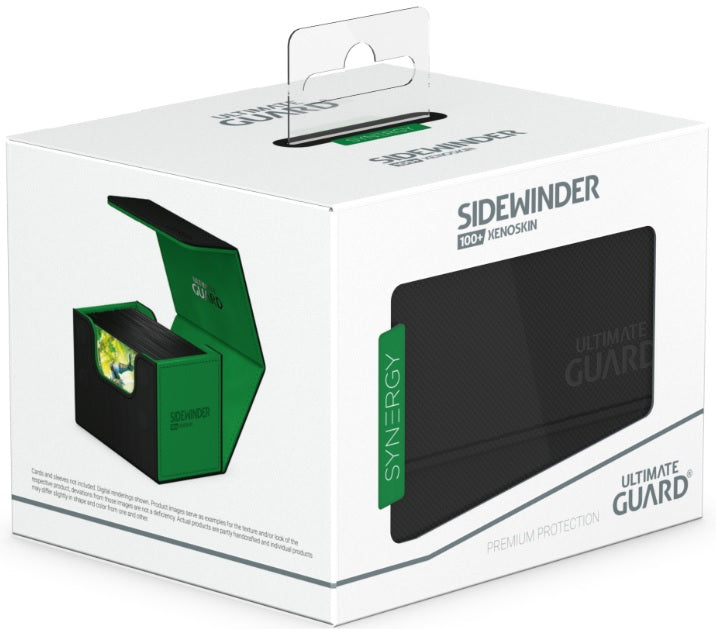 Ultimate Guard Deck Box Sidewinder 100+ Synergy Black/Green