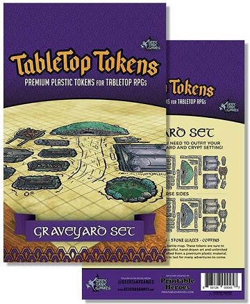 Ga Tabletop Tokens Graveyard Set