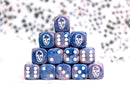 Conquest Spires Dark Blue Swirl Dice Set