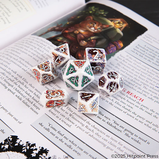 Botch Dice 7-Die RPG Set - Humblewood