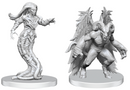 Wizkids Minis Pathfinder 90837 Gylou (Handmaiden Devil) & Ferrugon (Rust Devil)