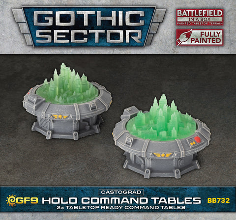 Battlefield in a Box Gothic Sector Castograd Holo Command Table